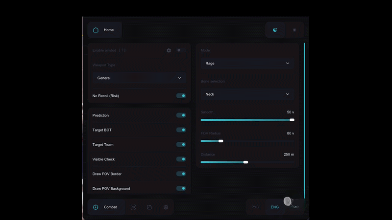 Menu preview